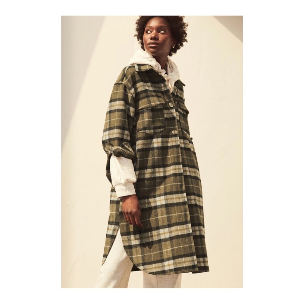 H&M Plaid Shacket